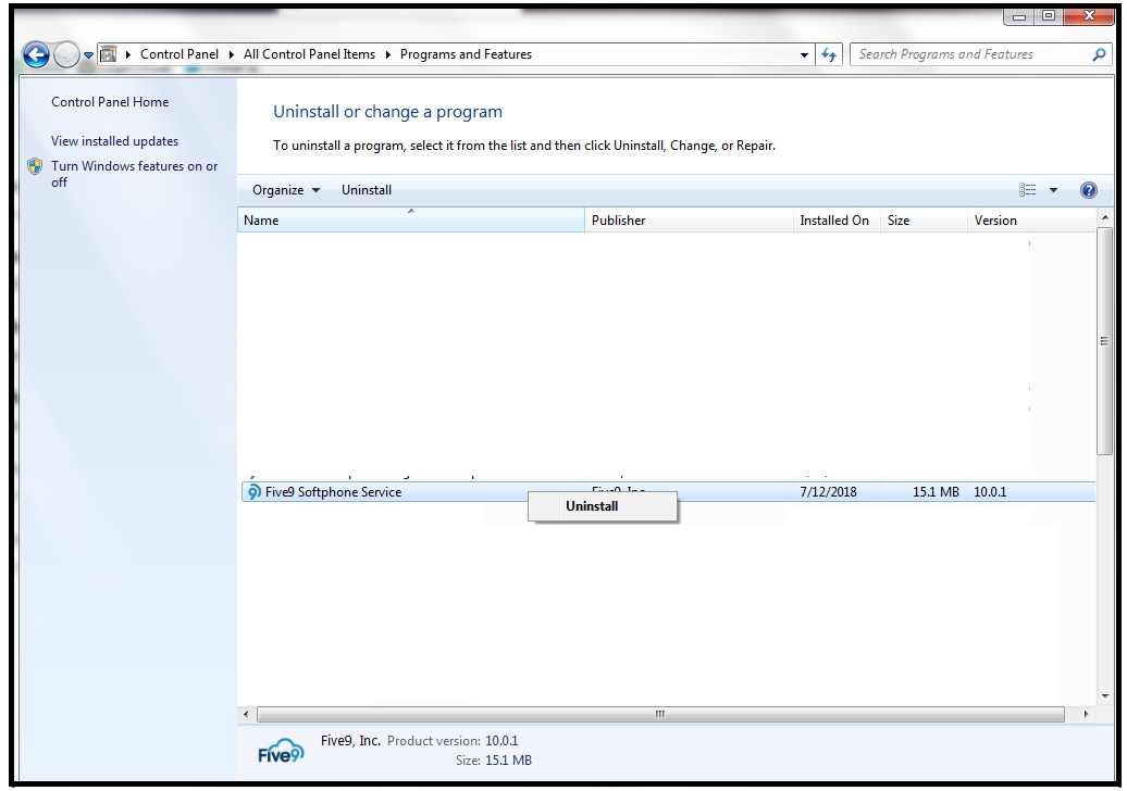 Five9 troubleshooting step 34