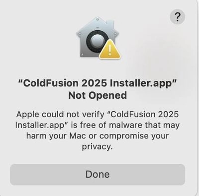 Five9 installer blocked message on Mac