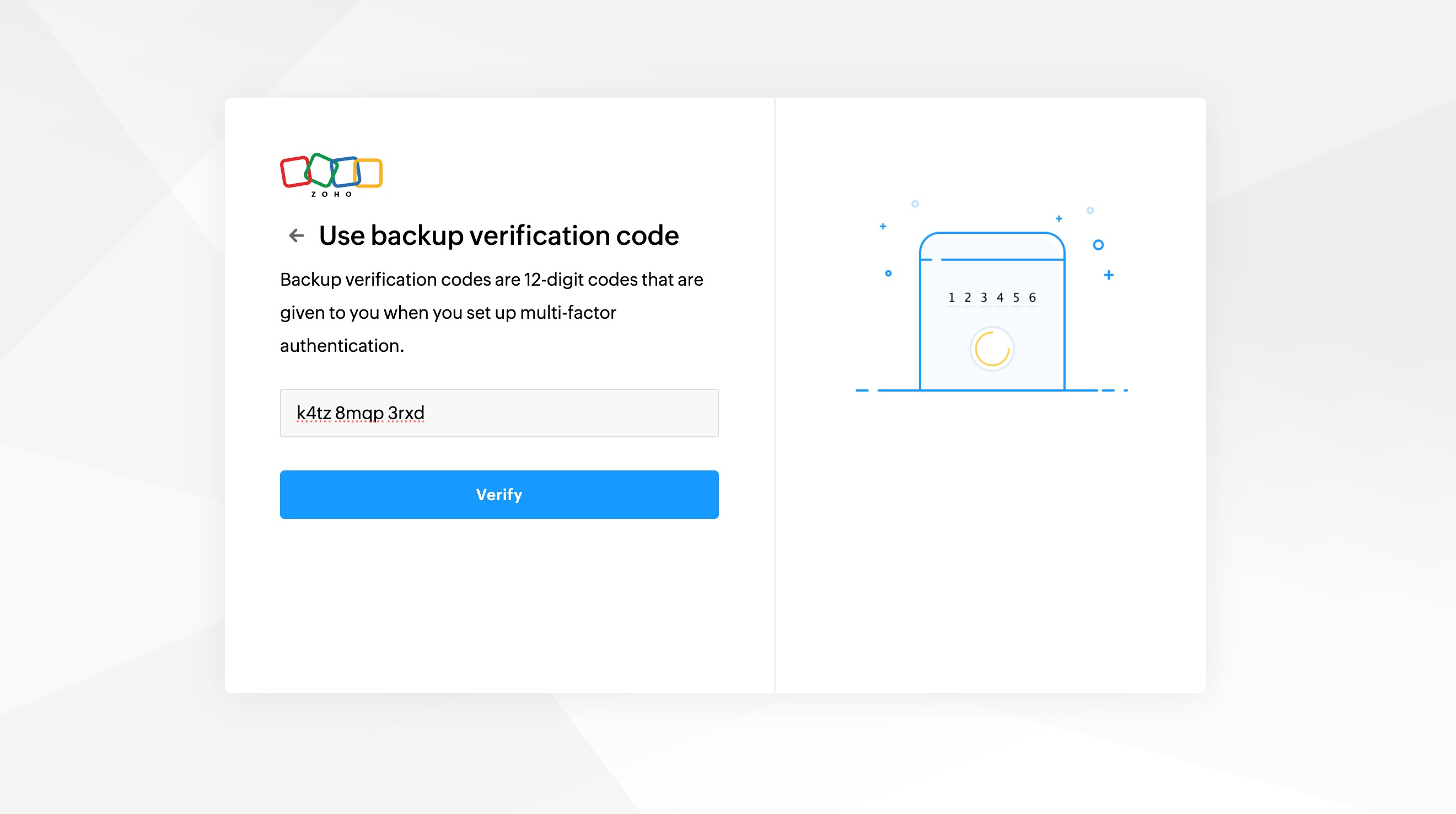 Zoho reset step 21